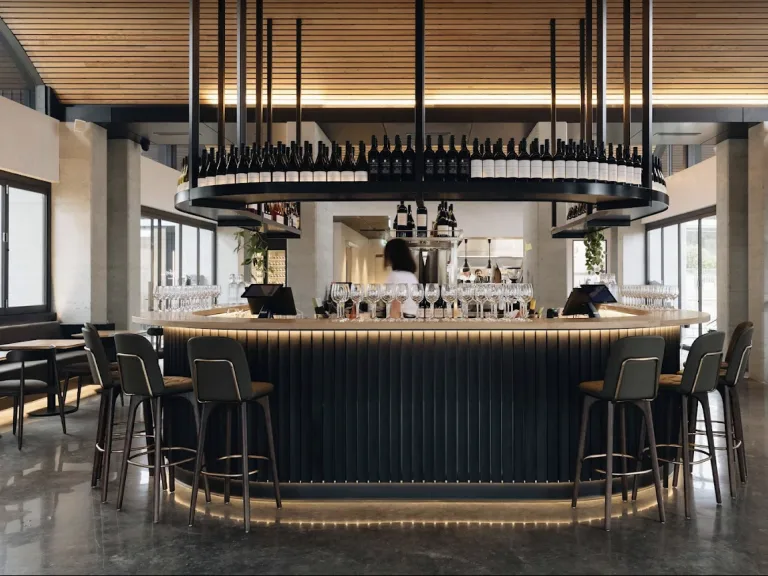 The bar at the McHenry Hohnen Vintners. Witchcliffe holiday accommodation in Witchcliffe, featuring Swell Stays holiday accommodation